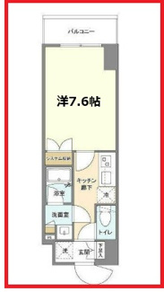 【間取り】 | ワンルーフフラットアサクサイリヤ