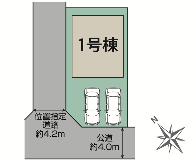 【区画図】 | 深谷市東方2期　新築戸建　全1棟　1号棟