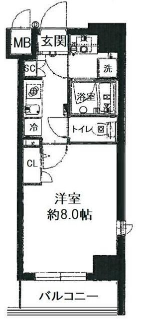 プレスタイル森下の間取り|間取りです。
