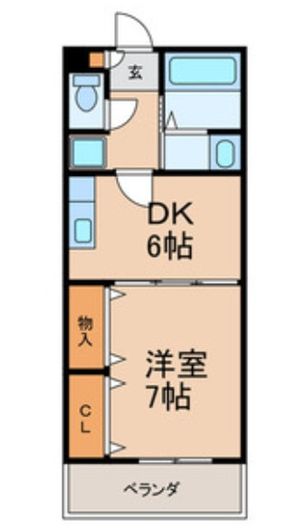 シャンテ薫の間取り|間取りです。