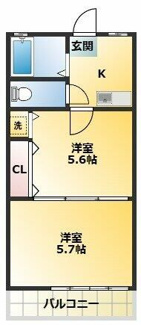 【間取り】 | 第３ヒルズハウス | 間取りです。