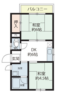 セレコート東灘の間取り
