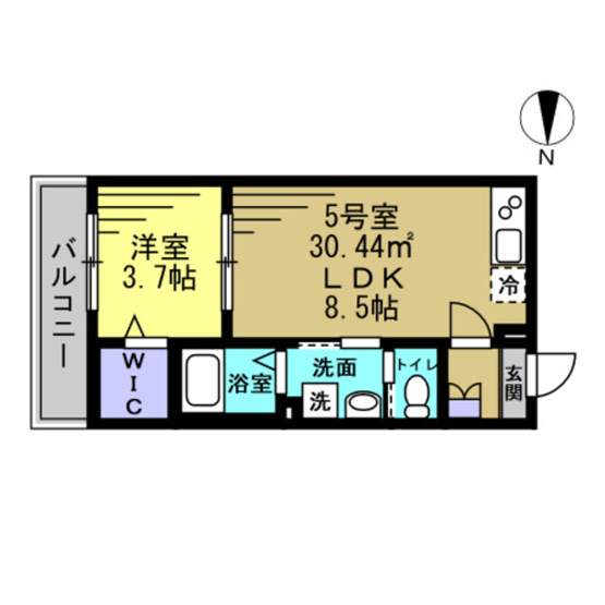 【間取り】 | Ajour蘇我06