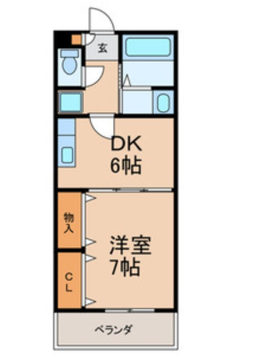 シャンテ薫の間取り
