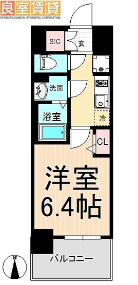 【間取り】 | メイクス名駅南Ⅱ