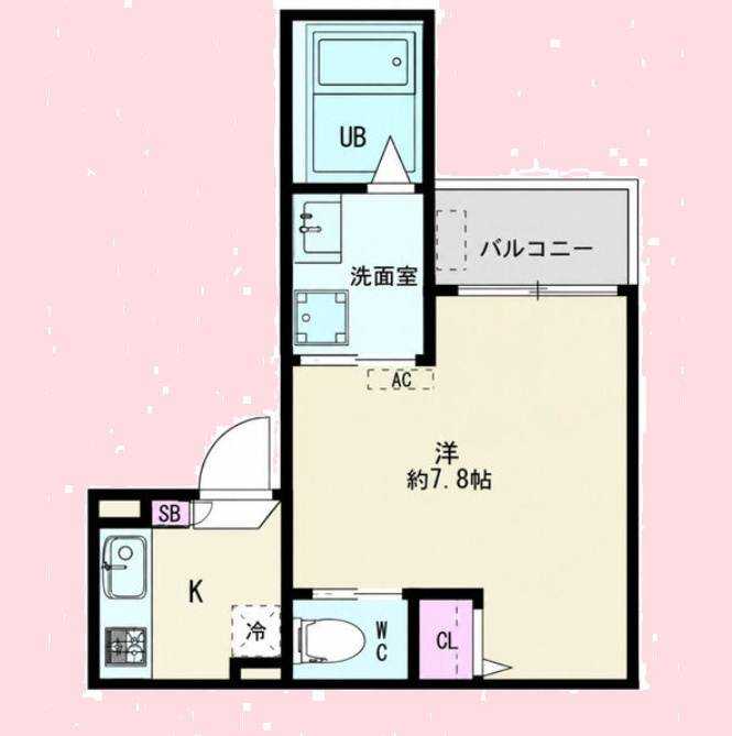 Jack kofukasaku Ⅰの間取り