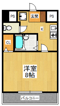 ウェルフェア富浜の間取り