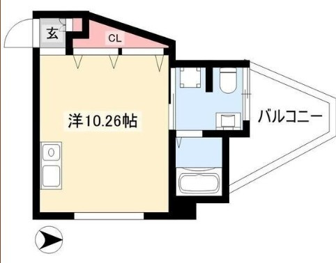 【間取り】 | フローラル尾頭橋【名古屋市賃貸・事務所可】