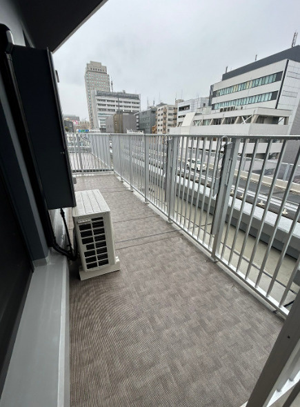 文京区関口３丁目の賃貸マンションのバルコニー