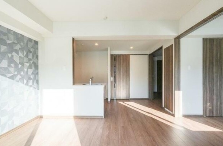 文京区関口３丁目の賃貸マンションの居間・リビング