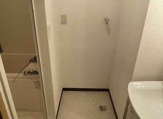 調布市佐須町５丁目の賃貸マンションの洗面所