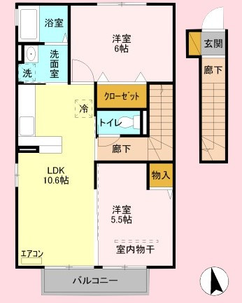 ベル　エトワールの間取り
