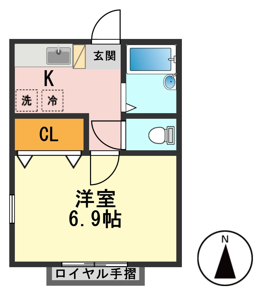リブレリー春江Aの間取り