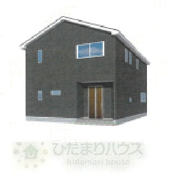 野田市中里第6　新築戸建　8号棟の外観パース|現状と異なる場合がございます。
