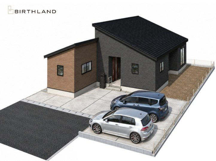 新築戸建・新築建売　玉村町板井01期　玉村小・玉村中の外観パース|【10号棟】完成予想図です