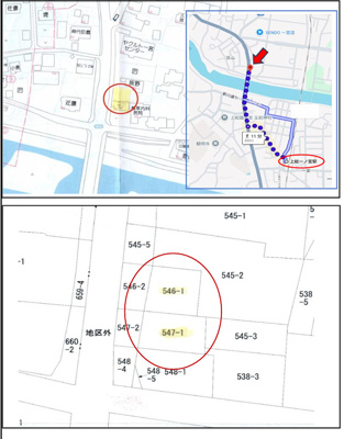 【地図】 | 長生郡一宮町宮原　事務所兼倉庫