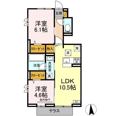 【間取り】 | リッシュセゾン O