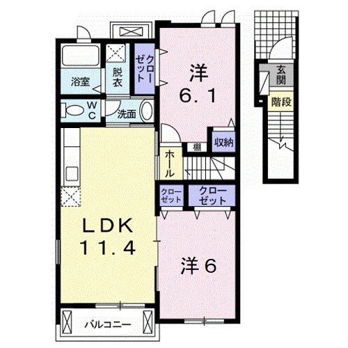 【間取り】 | グランリアン　Ⅱ