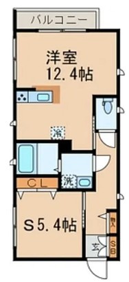 カーサ　デル　フィオーレの間取り|間取りです。