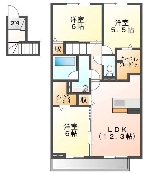 エクセルⅡの間取り