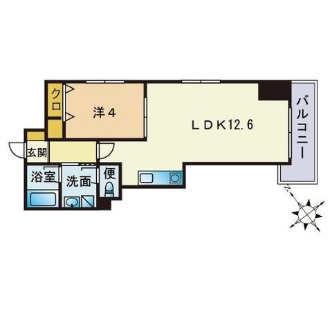 リバーフェイス博多の間取り|間取図