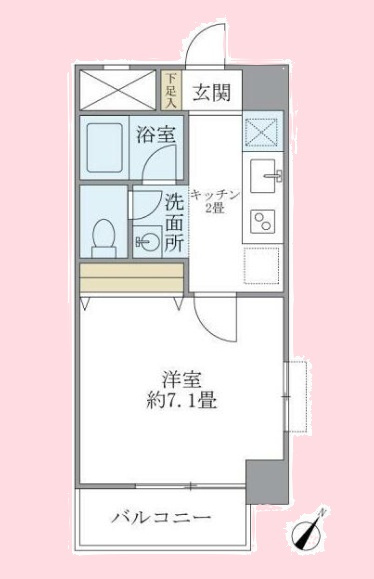 シルフィ大宮の間取り