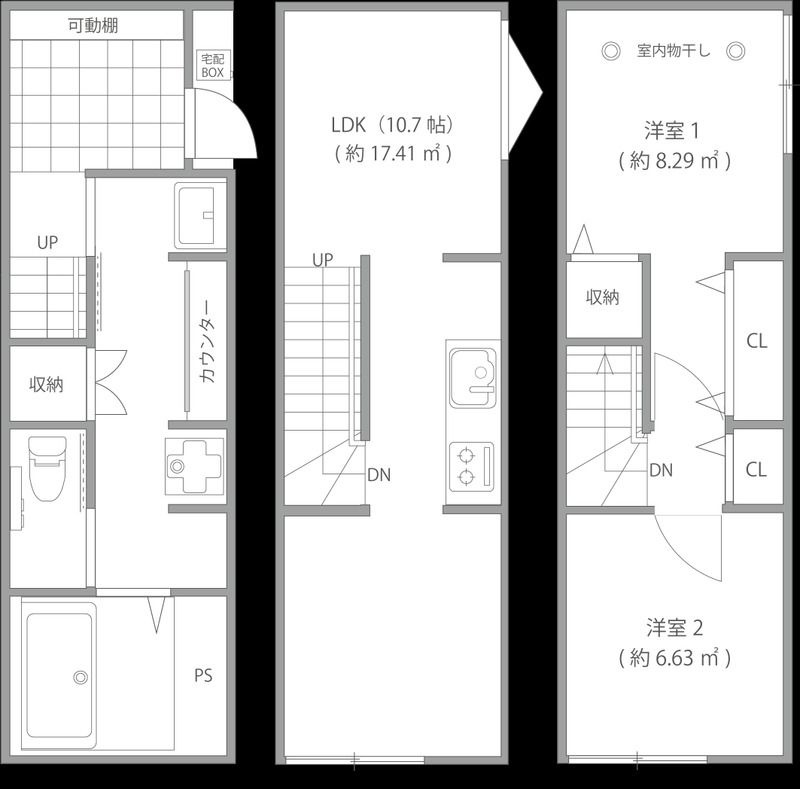 パークシティ尾久の間取り