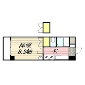 ロイヤル天神南の間取り|使いやすい間取りです。