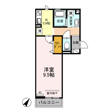 CASA白金の間取り|使いやすい間取りです。