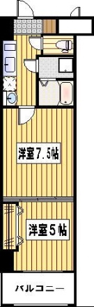 ロイヤル呉服の間取り|使いやすい間取りです。