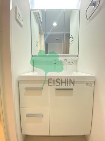 Mys Casetta Hakata (ミースカセッタ博多)の洗面所|シンプルで使いやすい洗面台です！