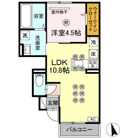 アルカンシェルの間取り
