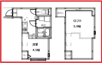 【間取り】 | ロフト　アオイ