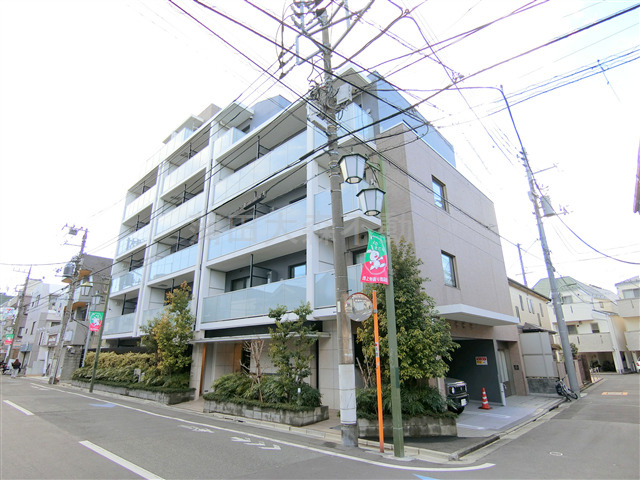 アプリーレ池上の外観|2018年1月築　RC鉄筋コンクリート造地上6階建て総戸数40戸インターネット無料
東京都大田区池上3丁目　東急池上線池上線最寄り徒歩6分の人気賃貸マンション