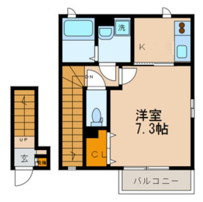 アムール　サンテの間取り|間取りです。