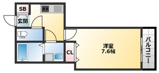 【間取り】 | INOVE友井Ⅲ