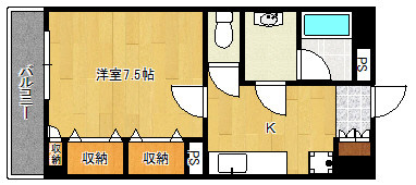 ハビタット351の間取り