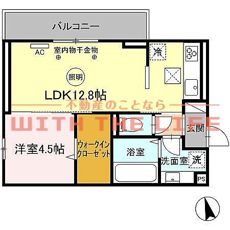 アピリシティⅡ【キャッシュバック対象物件】の間取り