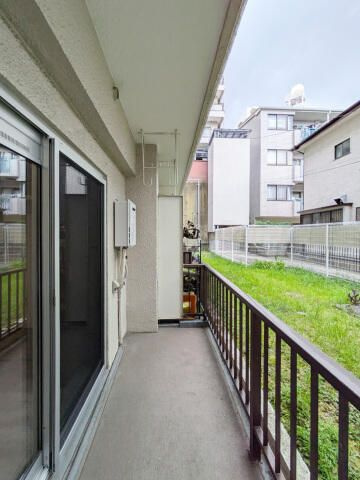 田園ハイツ藤ケ丘のバルコニー