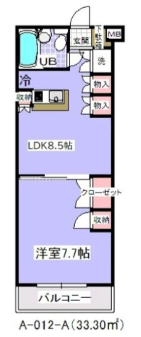ユタカローズガーデン(A-012)の間取り