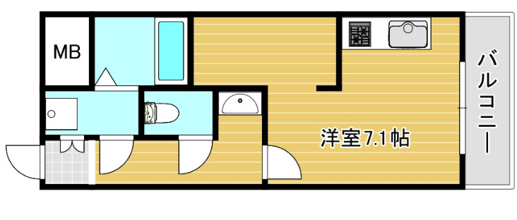 ロイヤルフィオーレあびこの間取り