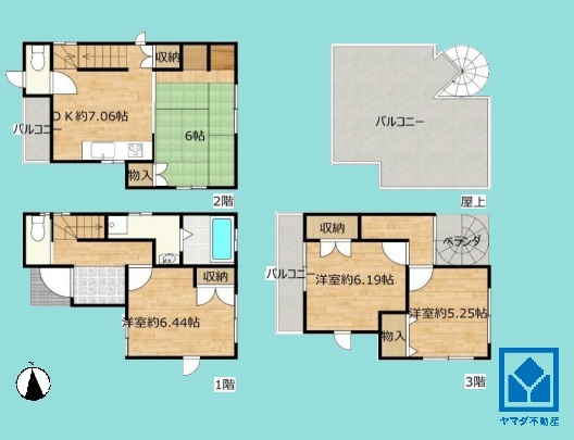 尼崎市北大物町の間取り
