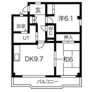 ル・ミエール上の山の間取り