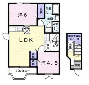 【間取り】 | クレストール黒江Ι
