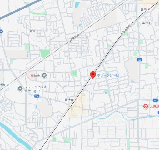 ヴァーダントMの地図