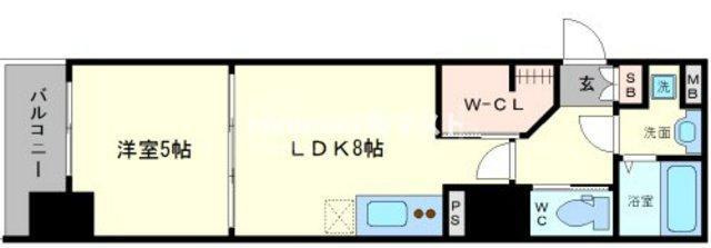 サムティ江戸堀アサントの間取り