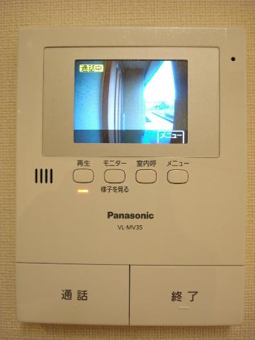 菊池郡大津町大字森のアパートのセキュリティ|カメラ付インターホン