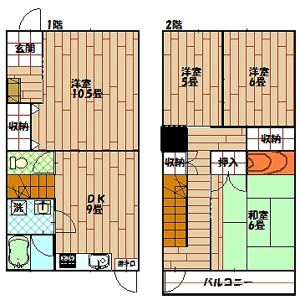 人気のテラスハウスです！戸建感覚で暮らせます！