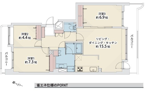 ライフプラザ大通の間取り