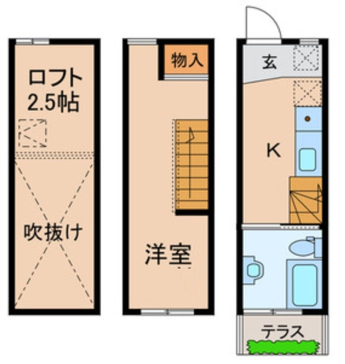 Douce Mama(ドゥースママ）の間取り